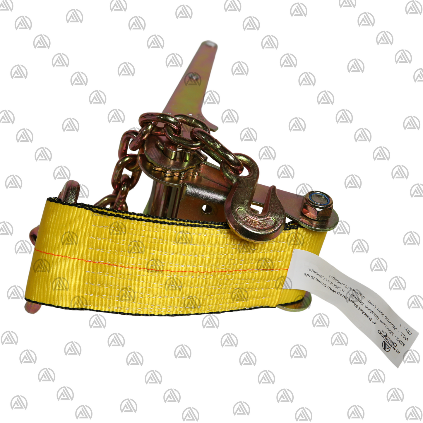 Replacement Ratchet Only 4" CHAIN HOOK (NO STRAP)
