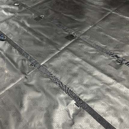 28'x27' RipSTOP Tarp w 10'Flap 11oz Stainless Steel Grommets & D Rings
