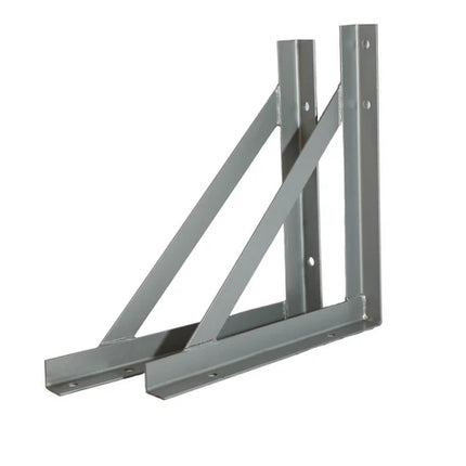 L SHAPE Tool Box Mounting Brackets in Pair 17x17   STEP DECK