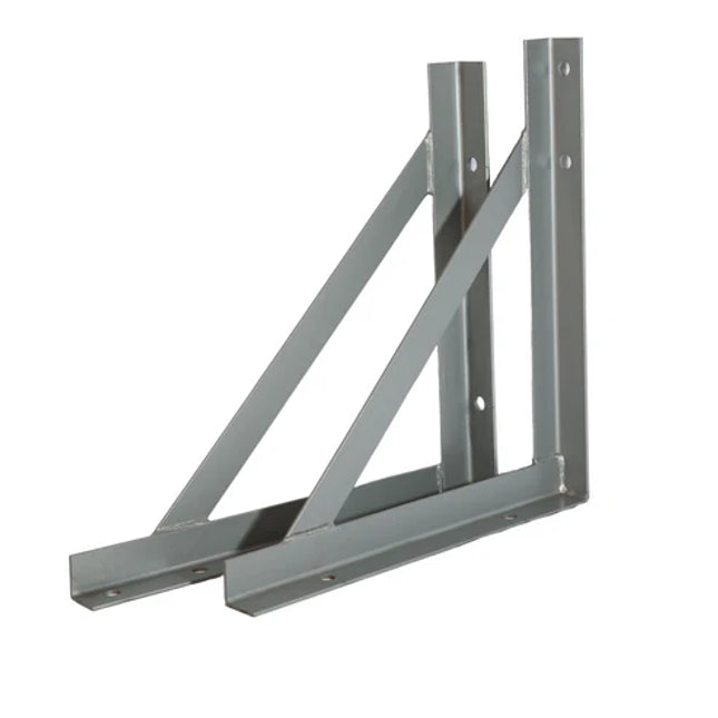 L SHAPE Tool Box Mounting Brackets in Pair 17x17   STEP DECK