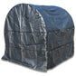 Steel Coil Tarp 6’ X 6’ X 6’ -18OZ Vinyl Black