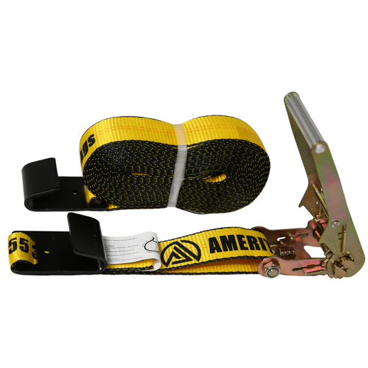 2"x30' Ratchet Strap w Flat Hook