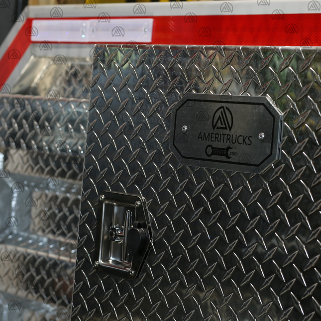 Single Door Headache Rack with Rear Wood Rack