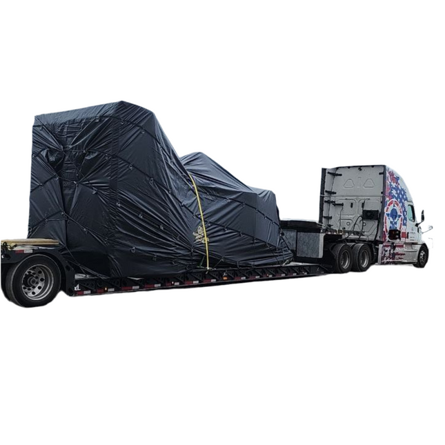 32'x29' RIP STOP RGN TARP W FRONT & REAR 12'FLAP 12OZ- 11OZ