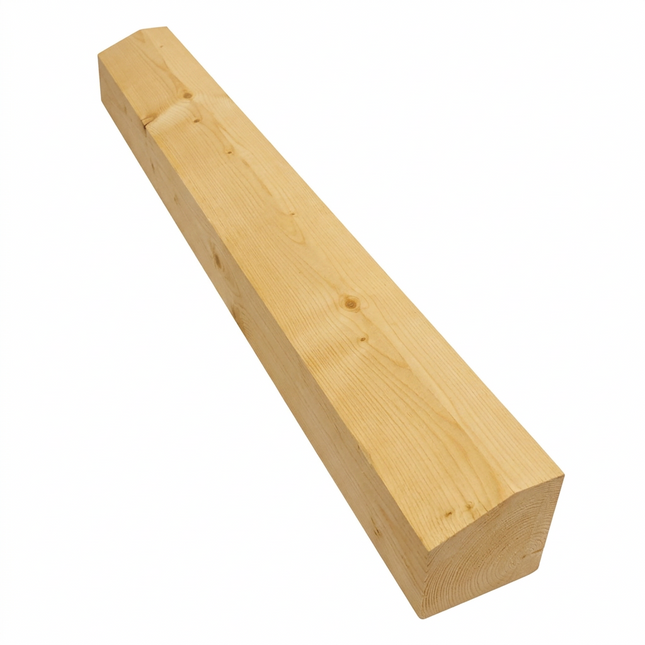 4x4x8 Southern Yellow Pine Wood Beveled