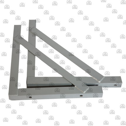 Steel Tool Box Mounting Brackets in Pair 22x23