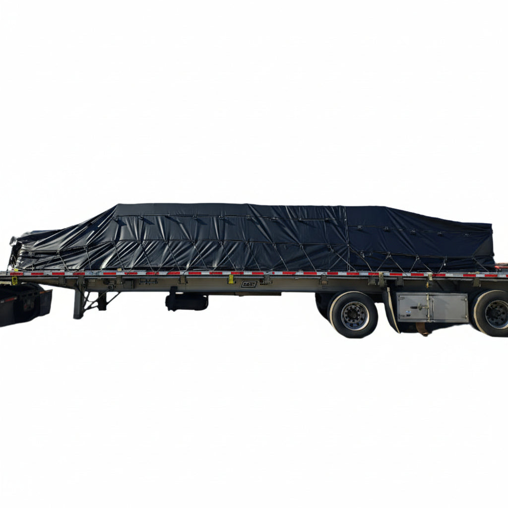 tarp ripstop 16'x27' LIGHT WEIGHT RipSTOP Steel Tarp with 4' Flap – AmeriTrucks Center LLC