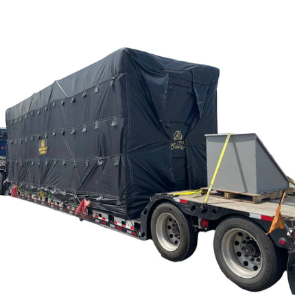 32'x29' Parachute  RGN TARP W FRONT & REAR FLAP 11OZ on top and Flaps