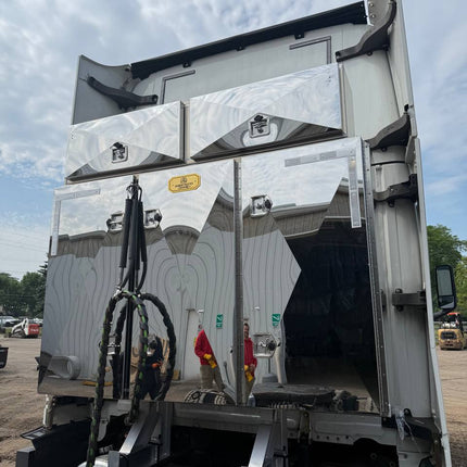 Cab Rack w 5 Stainless Steel Doors